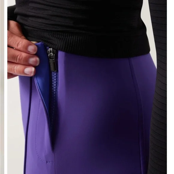 NWT Athleta Glacier Snow Skinny Pant, 8P, deep purple - Picture 4 of 10
